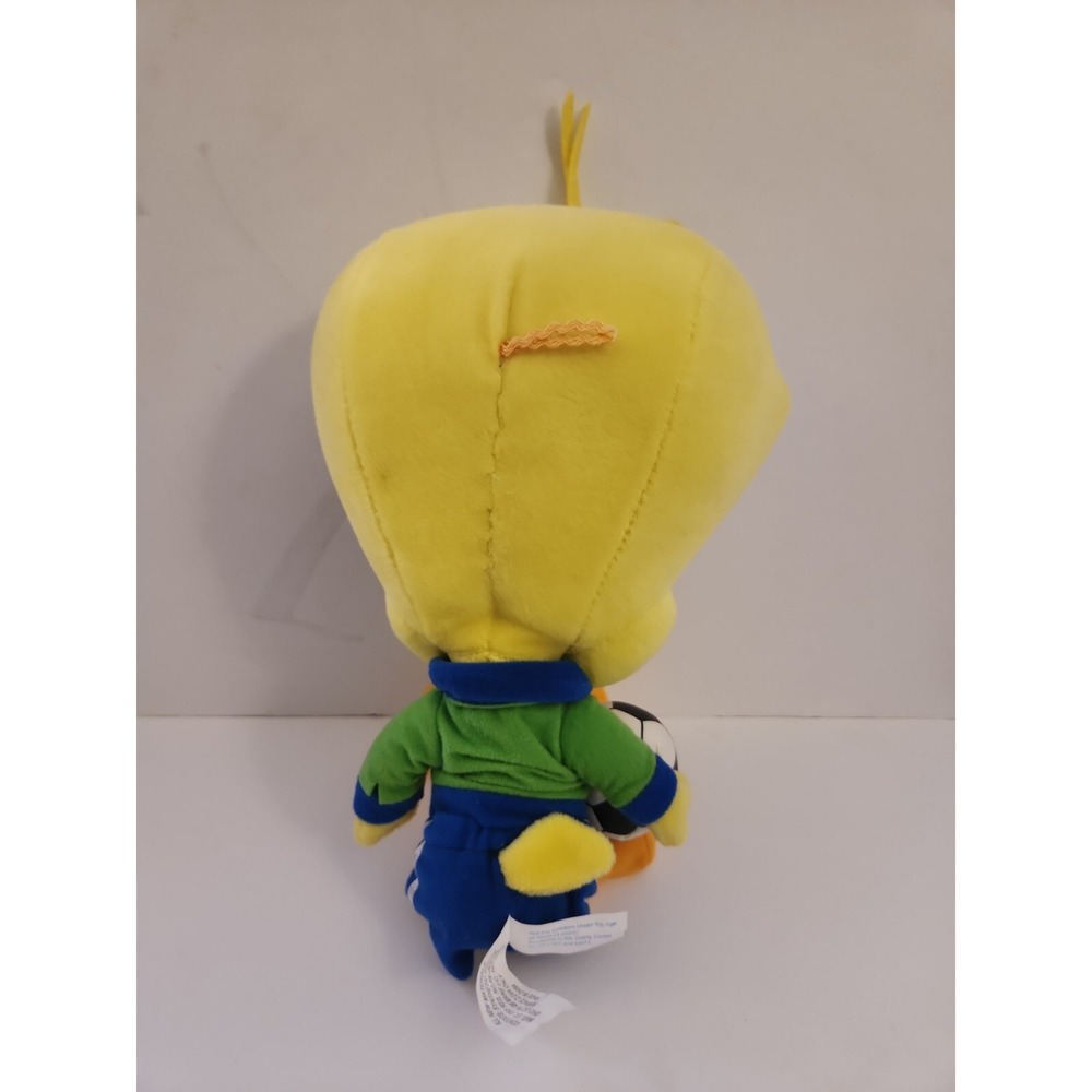 Tweety Bird Soccer Plush Toy Stuffed animal Toy 15" Yellow Bird pre-owned Toys - Picture 2 of 6